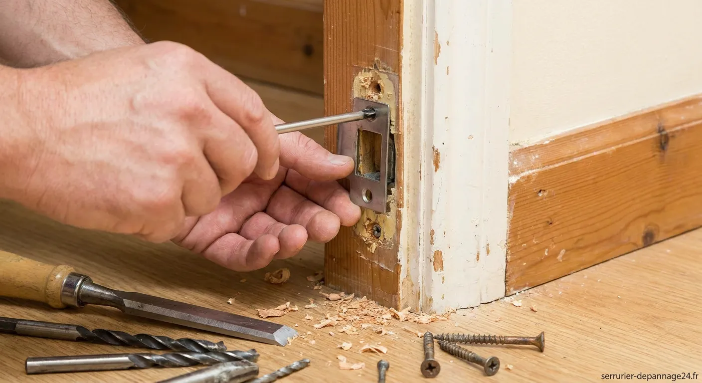 Gâche de porte mal alignée : comment régler le problème